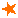 star bullet animation orange