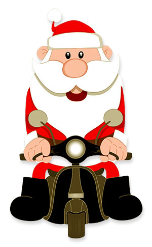 Santa Scooter