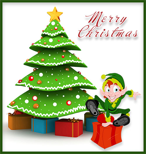 elf Christmas tree