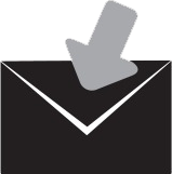 email icon black and white