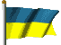 Ukraine Flag animated
