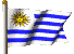 animated Uruguay flag