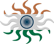 indian flag sun