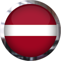 Latvian Flag button