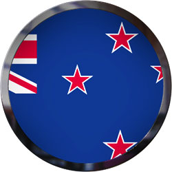 New Zealans Flag button trim