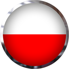 Poland Flag button
