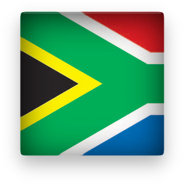 South Africa Flag clipart square