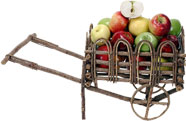 apple cart full of apples