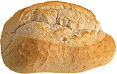 fresh loaf of bread