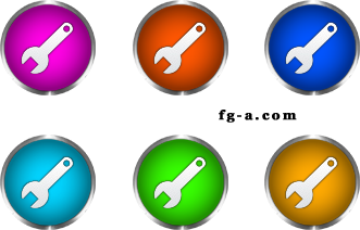 tool set of icons