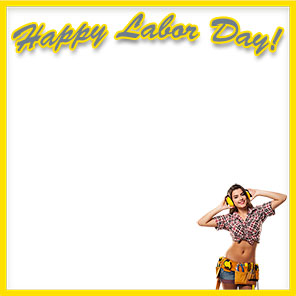 Happy Labor Day female worker