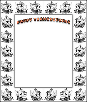 Happy Thanksgiving border