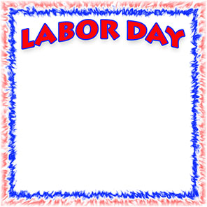 Labor Day with frame