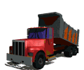 animated dump truck