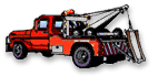red tow truck