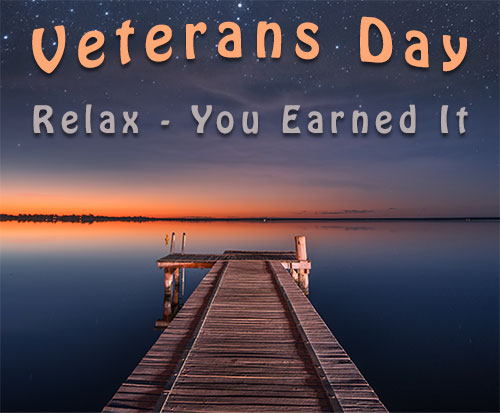 Veterans Day relax